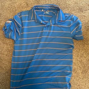 Men’s under armour golf polo. Size L